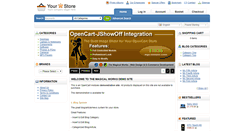 Desktop Screenshot of opencartdemo.themagicalworks.com